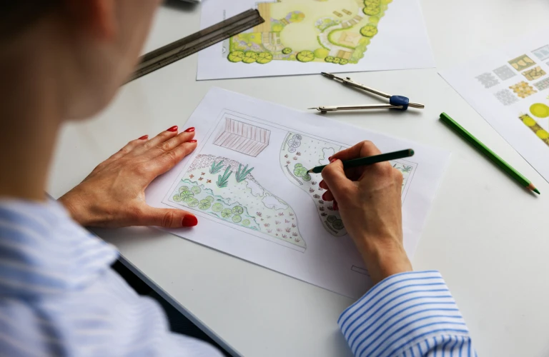 Garden design in office