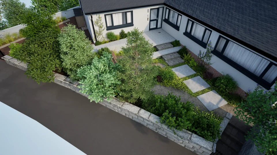 Little Barbican UPGRADE Iso look at house from street